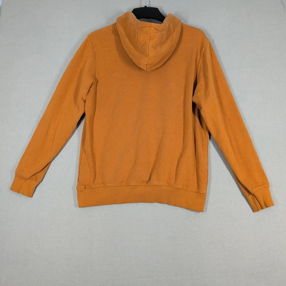 The North Face Hoodie Mens M Orange Never Stop Exploring‎ Pullover Sweatshirt